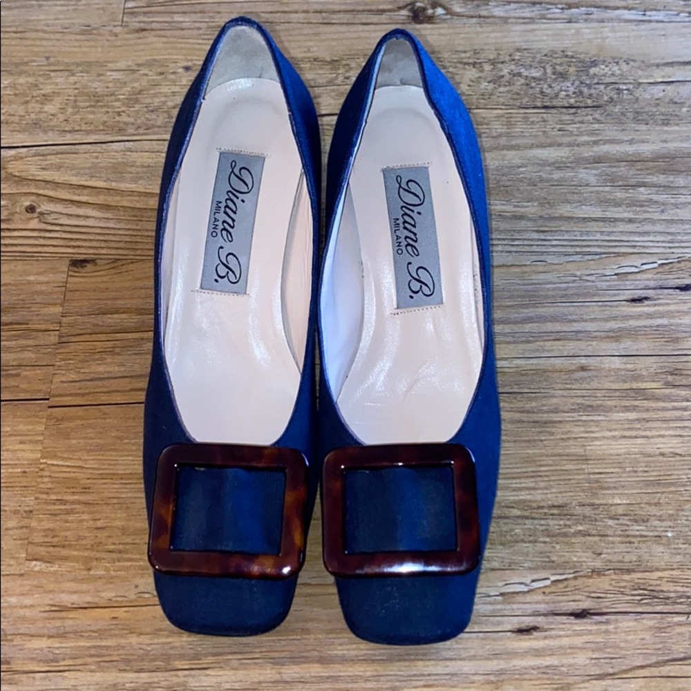 Diane B Milano Made in Italy Blue Pumps